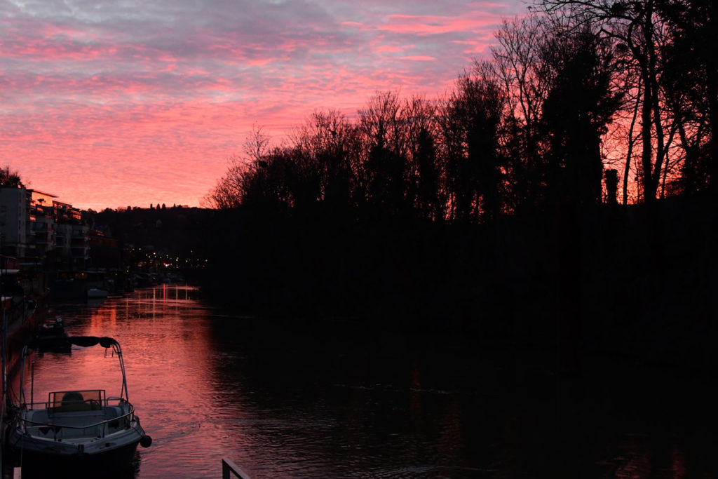 Coucher de soleil sur la seine pour vos séminaires d'entreprise